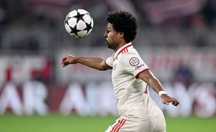 FOOTBALL CHAMPIONS LEAGUE SEASON 2024 2025 Preliminary Round 1 Matchday FC Bayern Muenchen Dinamo Zagreb 17 09 2024 Serge Gnabry FC Bayern Muenchen