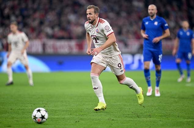 FOOTBALL CHAMPIONS LEAGUE SEASON 2024 2025 Preliminary Round 1 Matchday FC Bayern Muenchen Dinamo Zagreb 17 09 2024 Harry Kane FC Bayern Muenchen