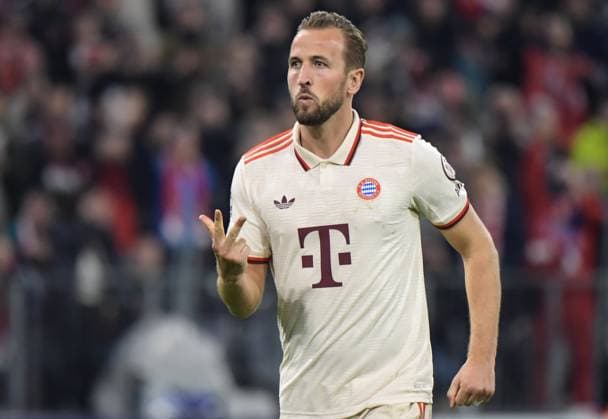 17 09 2024, xemx, Football UEFA Champions League, FC Bayern Muenchen Dinamo Zagreb emspor, v l Harry Kane FC Bayern Muenchen Jubel, Torjubel, celebrate the goal, jubiliert über das Tor zum 6 2 DFL DFB REGULATIONS PROHIBIT ANY USE OF PHOTOGRAPHS as IMAGE SEQUENCES and or QUASI VIDEO Muenchen