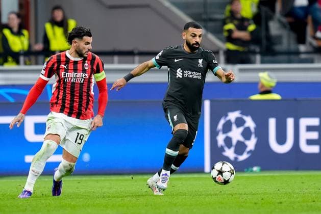 AC Milan v Liverpool FC - UEFA Champions League 2024 25 Mohamed Salah of Liverpool FC during the UEFA Champions League 2024 25 League Phase MD1 match between AC Milan and Liverpool FC at Stadio San Siro on September 17, 2024 in Milan, Italy. Milan Stadio Giuseppe Meazza Florence Italy Copyright: xGiuseppexMaffiax UCL_Milan-Liverpool_170924_BRU2125