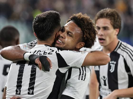 Juventus v PSV Eindhoven - UEFA Champions League 2024 25 League Phase MD1 The Juventus team during the Champions League 2024-2025 match between Juventus and PSV Eindhoven in Torino, Italy, on September 17, 2024 Turin ITA Italy  Copyright: xLorisxRosellix originalFilename:roselli-juventus240917_np02X.jpg