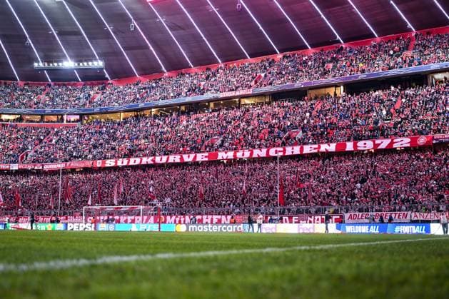 17 09 2024, Football, Champions League, 1 Matchday, Season 2024 2025, FC Bayern Munich Dinamo Zagreb, South Curve FC Bayern Munich, xRHR PHOTO TKx Copyright: RHR-FOTOx RHR-FOTO TK