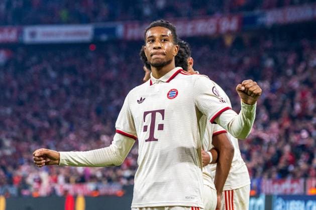 Bayerns 17 Michael OLISE reacts after scoring 5 2 Football, UEFA Champions League, FC Bayern München GNK Dinamo Zagreb 9 2,1 Matchday, Season 2024 2025, on 17 09 2024, in Munich, A L L I A N Z A R E N A, Germany Source Copyright Credit Oryk HAIST xFUSSBALL-BAYERN-ZAGREBx
