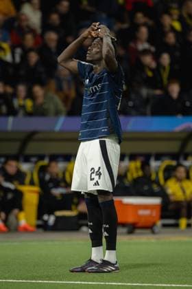 Bern, Switzerland, September 17st 2024: Goalscorer Amadou Onana (24 Aston Villa) during the UEFA Champions League football match between BSC Young Boys and Aston Villa at Stadion Wankdorf in Bern, Switzerland. Philipp Kresnik (Philipp Kresnik SPP) Copyright: xPhilippxKresnikx xSPPx spp-en-PhKrSp-_KRE2377