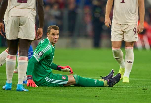 Manuel NEUER, goalkeeper FCB 1 crashed in the group league match FC BAYERN MUENCHEN - DINAMO ZAGREB 9-2 of football UEFA Champions League in season 2024 2025 in Munich, Sep 17, 2024 , FCB, 1. Spieltag, München