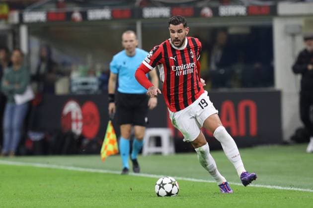 September 17, 2024, Milan, Lombardy, Italy: THEO HERNANDEZ of AC MILAN during Matchday 1 of 8 of the UEFA Champions League 2024 2025 between AC MILAN and LIVERPOOL FC at San Siro in Milan, Italy Milan Italy - ZUMAc179 20240917_zep_c179_129 Copyright: xMickaelxChavetx