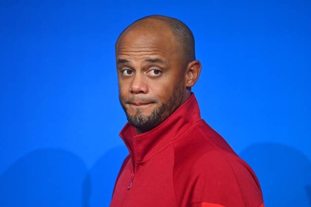 Coach Vincent KOMPANY Bayern Muenchen , single picture,cropped single motif,portrait,portrait,portrait press conference, Football Champions League , FC Bayern Muenchen GNK Dinamo Zagreb 9 2 on 17 09 2024, A L L I A N Z A R E N A