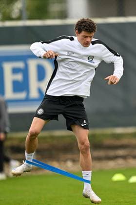 SOCCER - UEFA CL, Brest vs Sturm GRAZ,AUSTRIA,18.SEP.24 - SOCCER - UEFA Champions League, Stade Brestois 29 vs SK Sturm Graz, preview, training Sturm. Image shows Erencan Yardimci (Sturm).  GEPAxpictures xAvnixRetkoceri