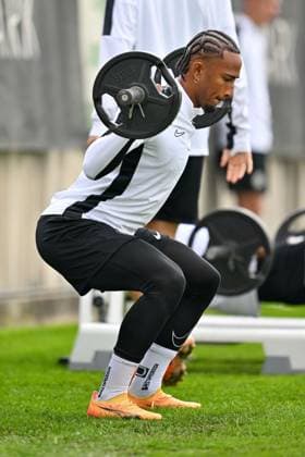 SOCCER - UEFA CL, Brest vs Sturm GRAZ,AUSTRIA,18.SEP.24 - SOCCER - UEFA Champions League, Stade Brestois 29 vs SK Sturm Graz, preview, training Sturm. Image shows Emanuel Aiwu (Sturm).  GEPAxpictures xAvnixRetkoceri