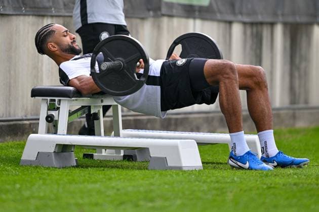 SOCCER - UEFA CL, Brest vs Sturm GRAZ,AUSTRIA,18.SEP.24 - SOCCER - UEFA Champions League, Stade Brestois 29 vs SK Sturm Graz, preview, training Sturm. Image shows Gregory Wuethrich (Sturm).  GEPAxpictures xAvnixRetkoceri
