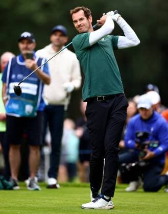 Sport Bilder des Tages Former Tennis player Andy Murray in action during his round. BMW PGA, Golf Herren Championship, Celebrity Pro-Am, Golf, Wentworth, Surrey, UK - 18 Sep 2024  Copyright: xJamesxMarsh Shutterstockx 14726391u