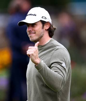 Former Footballer Gareth Bale. BMW PGA, Golf Herren Championship, Celebrity Pro-Am, Golf, Wentworth, Surrey, UK - 18 Sep 2024 EDITORIAL USE ONLY No use with unauthorised audio, video, data, fixture lists (outside the EU), club league logos or live services. Online in-match use limited to 45 images (+15 in extra time). No use to emulate moving images. No use in betting, games or Copyright: xJamesxMarsh Shutterstockx 14726391aw