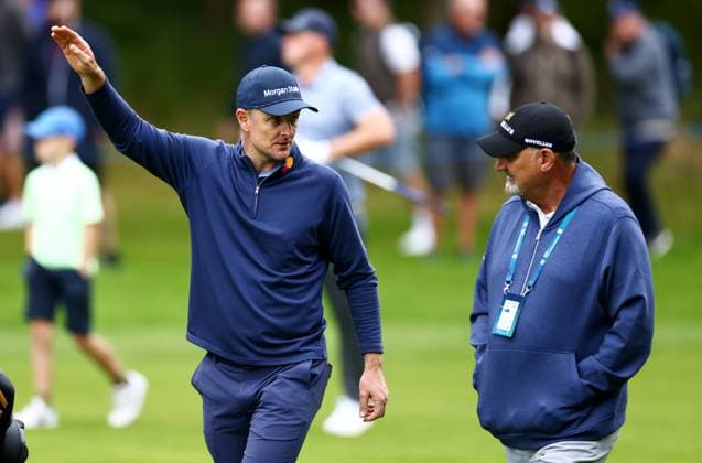 Justin Rose of England. BMW PGA, Golf Herren Championship, Celebrity Pro-Am, Golf, Wentworth, Surrey, UK - 18 Sep 2024  Copyright: xJamesxMarsh Shutterstockx 14726391bf