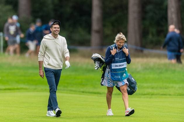 Jimmy Anderson on the 6th hole during Pro-Am day of the BMW PGA, Golf Herren Championship at the Wentworth Golf Club, Virginia Water, England on 17 September 2024. Copyright: xGrantxWinterx 41780028