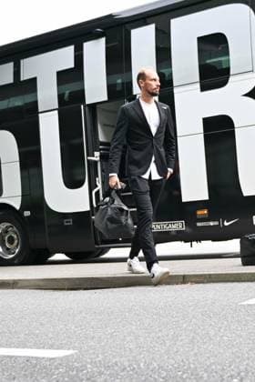 SOCCER - UEFA CL, Brest vs Sturm GRAZ,AUSTRIA,18.SEP.24 - SOCCER - UEFA Champions League, Stade Brestois 29 vs SK Sturm Graz, preview, departure Sturm. Image shows Jon Gorenc Stankovic (Sturm).  GEPAxpictures xAvnixRetkoceri