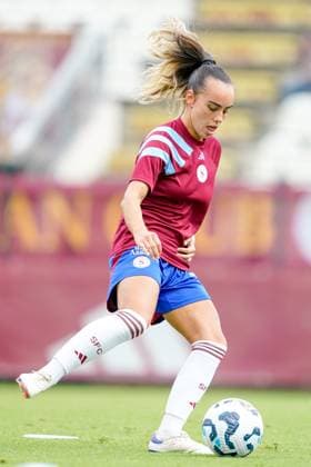 Rome, Italy, September 18th 2024: Joana Marchao (24 Servette) during warm up prior to the UEFA Womens Champions League Round 2 football match between AS Roma and Servette FCCF at Stadio Tre Fontane in Rome, Italy. (Daniela Porcelli SPP) Copyright: xDanielaxPorcellix xSPPx spp-en-DaPoSp-20240918-_DP17701