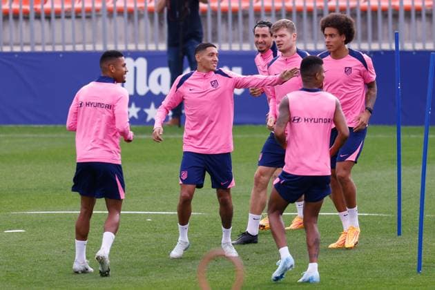 Football, CL, Atletico Madrid, Training