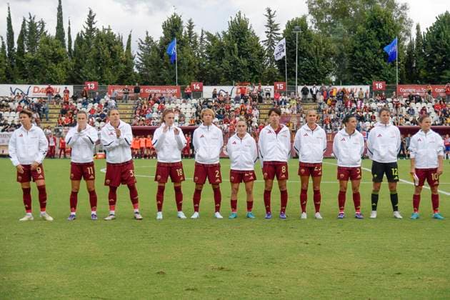 during the UEFA Women™s Champions League 2024 2025 Round 2 between AS Roma vs Servette at the Tre Fontane stadium Rome on 18 September 2024. - Soccer.  Copyright: xFabrizioxCorradetti LaPressex