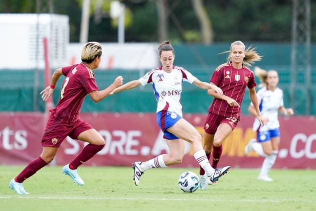Football, Women, CL, AS Roma - Servette FC Chenois