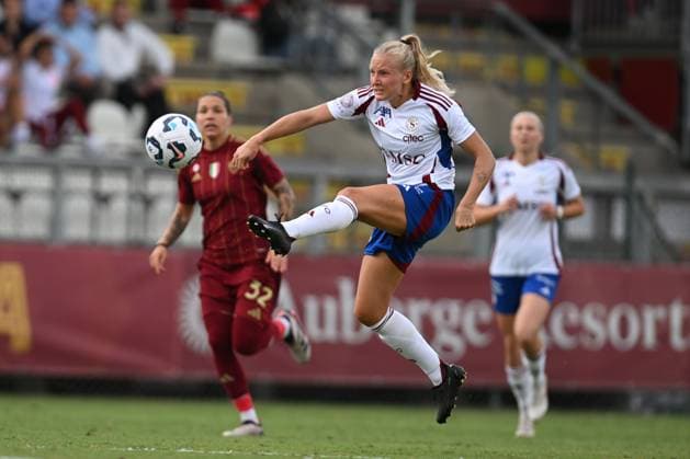 Cassandra Korhonen of Servette Women during the Champions League Women Match 18th September 2024 at the Tre Fontane Stadium in Rome  Copyright: xMassimilianoxCervera IPAxSportx x xx IPA_49793502 IPA_Agency_IPA49793502