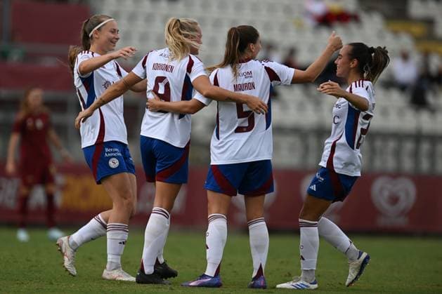Cassandra Korhonen of Servette Women during the Champions League Women Match 18th September 2024 at the Tre Fontane Stadium in Rome  Copyright: xMassimilianoxCervera IPAxSportx x xx IPA_49793542 IPA_Agency_IPA49793542