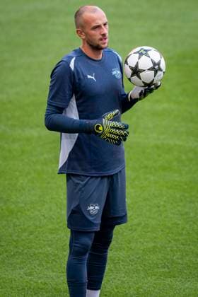 Champions League 2024 25 League Phase MD1: RB Leipzig Pitch Walk and press conference, PK, Pressekonferenz Leopold Zingerle of RB Leipzig seen training during the UEFA Champions League 2024 25 League Phase MD1 RB Leipzig training and press conference at Estadio Civitas Metropolitano on September 18, 2024 in Madrid, Spain. Madrid Estadio Civitas Metropolitano Madrid Spain Copyright: xAlbertoxGardinx AGardin_20240918_Football_Champions_Leipzig_PC_001