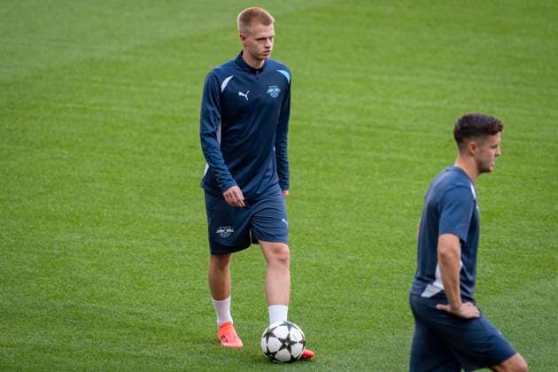 Champions League 2024 25 League Phase MD1: RB Leipzig Pitch Walk and press conference, PK, Pressekonferenz Arthur Vermeeren of RB Leipzig seen training during the UEFA Champions League 2024 25 League Phase MD1 RB Leipzig training and press conference at Estadio Civitas Metropolitano on September 18, 2024 in Madrid, Spain. Madrid Estadio Civitas Metropolitano Madrid Spain Copyright: xAlbertoxGardinx AGardin_20240918_Football_Champions_Leipzig_PC_008