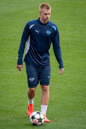 Champions League 2024 25 League Phase MD1: RB Leipzig Pitch Walk and press conference, PK, Pressekonferenz Arthur Vermeeren of RB Leipzig seen training during the UEFA Champions League 2024 25 League Phase MD1 RB Leipzig training and press conference at Estadio Civitas Metropolitano on September 18, 2024 in Madrid, Spain. Madrid Estadio Civitas Metropolitano Madrid Spain Copyright: xAlbertoxGardinx AGardin_20240918_Football_Champions_Leipzig_PC_009
