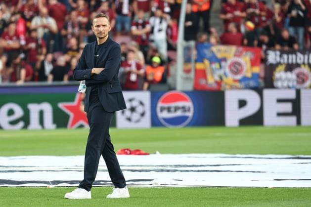 SOCCER - UEFA CL, Prag vs RBS PRAGUE,CZECH REPUBLIC,18.SEP.24 - SOCCER - UEFA Champions League, AC Sparta Prag vs Red Bull Salzburg. Image shows head coach Pepijn Lijnders (RBS).  GEPAxpictures xDavidxGeieregger