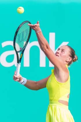 2024 WTA, Tennis Damen tennis Hana Bank Korea Open SEOUL, SOUTH KOREA, SEP 18: Marta Kostyuk (UKRAINE) during WTA Tour tennis Hana Bank Korea Open Singles Round of 16 at the seoul olympic park tennis center in Seoul, South Korea, on September 18, 2024. Seoul the Seoul Olympic Park Tennis Ce South Korea 8111_280327 Copyright: xStevexChoxKyewoong PentaxPressx