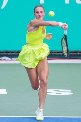 2024 WTA, Tennis Damen tennis Hana Bank Korea Open SEOUL, SOUTH KOREA, SEP 18: Marta Kostyuk (UKRAINE) during WTA Tour tennis Hana Bank Korea Open Singles Round of 16 at the seoul olympic park tennis center in Seoul, South Korea, on September 18, 2024. Seoul the Seoul Olympic Park Tennis Ce South Korea 8111_280328 Copyright: xStevexChoxKyewoong PentaxPressx