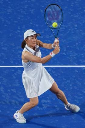 2024 WTA, Tennis Damen tennis Hana Bank Korea Open SEOUL, SOUTH KOREA, SEP 18: Shuko Aoyama (JAPAN) during WTA Tour tennis Hana Bank Korea Open Doubles Quarter finals at the seoul olympic park tennis center in Seoul, South Korea, on September 18, 2024. Seoul the Seoul Olympic Park Tennis Ce South Korea 8111_280349 Copyright: xStevexChoxKyewoong PentaxPressx