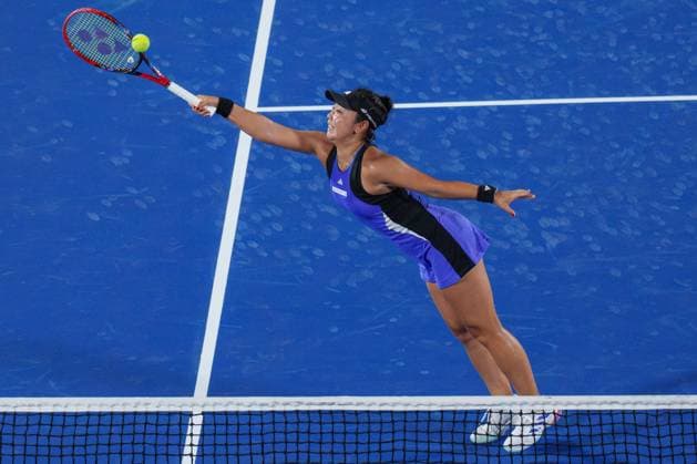 2024 WTA, Tennis Damen tennis Hana Bank Korea Open SEOUL, SOUTH KOREA, SEP 18: Eri Hozumi (JAPAN) during WTA Tour tennis Hana Bank Korea Open Doubles Quarter finals at the seoul olympic park tennis center in Seoul, South Korea, on September 18, 2024. Seoul the Seoul Olympic Park Tennis Ce South Korea 8111_280353 Copyright: xStevexChoxKyewoong PentaxPressx