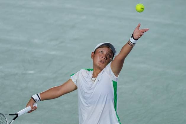 2024 WTA, Tennis Damen tennis Hana Bank Korea Open SEOUL, SOUTH KOREA, SEP 18: Xinyu Jiang (CHINA) during WTA Tour tennis Hana Bank Korea Open Doubles Quarter finals at the seoul olympic park tennis center in Seoul, South Korea, on September 18, 2024. Seoul the Seoul Olympic Park Tennis Ce South Korea 8111_280358 Copyright: xStevexChoxKyewoong PentaxPressx