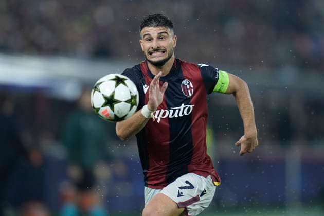 Riccardo Orsolini (Bologna FC) controls the ball, UEFA Champions League 2024 25 League Phase MD1, Bologna FC 1909 v FC Shakhtar Donetsk, Stadio Renato Dall Ara, September 18, 2024, Bologna, Italy.