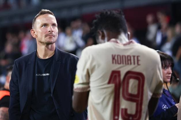 SOCCER - UEFA CL, Prag vs RBS PRAGUE,CZECH REPUBLIC,18.SEP.24 - SOCCER - UEFA Champions League, AC Sparta Prag vs Red Bull Salzburg. Image shows head coach Pepijn Lijnders (RBS).  GEPAxpictures xDavidxGeieregger