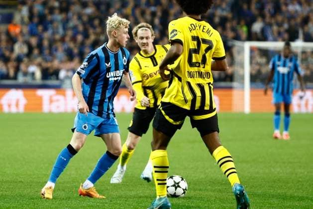 Club Brugge v Borussia Dortmund - UEFA Champions League BRUGGE, BELGIUM - SEPTEMBER 18 : Seys Joaquim defender of Club Brugge during the UEFA Champions League - League phase matchday 1 match between Club Brugge and Borussia Dortmund at the Jan Breydel stadium on September 18, 2024 in Bruges , Belgium , 18 09 2024 Brugge Belgium  Copyright: xJanxDexMeuleneirx