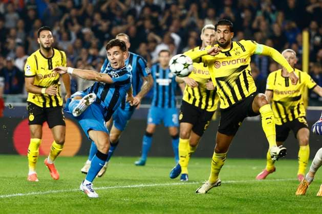 Club Brugge v Borussia Dortmund - UEFA Champions League BRUGGE, BELGIUM - SEPTEMBER 18 : Vetlesen Hugo midfielder of Club Brugge during the UEFA Champions League - League phase matchday 1 match between Club Brugge and Borussia Dortmund at the Jan Breydel stadium on September 18, 2024 in Bruges , Belgium , 18 09 2024 Brugge Belgium  Copyright: xJanxDexMeuleneirx