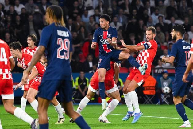 Warren ZAIRE EMERY ( 33 - PSG ) during the UEFA Champions League match between Paris Saint Germain and Girona FC at Parc Des Princes on September 18, 2024 in Paris, France. ( Photo by federico pestellini panoramic ) - FOOTBALL : PSG vs Girona - Ligue des Champions - 18 09 2024 FedericoPestellini Panoramic 