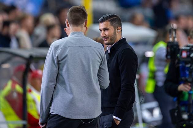18 09 2024, Football, Season 2024 2025, UEFA Champions League, Matchday 1, FC Bruges Borussia Dortmund, Interview with coach Nuri Sahin Borussia Dortmund, Bruges Jan Breydel Stadium Belgium xRHR PHOTO ENx Copyright: DennisxEwert RHR-FOTOx RHR-FOTO DE