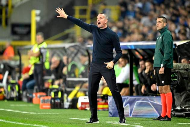 Club Brugge v Borussia Dortmund - UEFA Champions League BRUGGE, BELGIUM - SEPTEMBER 18 : Hayen Nicky head coach of Club Brugge during the UEFA Champions League - League phase matchday 1 match between Club Brugge and Borussia Dortmund at the Jan Breydel stadium on September 18, 2024 in Bruges , Belgium , 18 09 2024 Brugge Belgium  Copyright: xNicoxVereeckenx