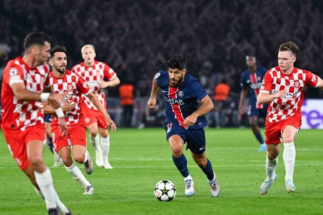 Asensio Marco ( 11 - PSG ) during the UEFA Champions League match between Paris Saint Germain and Girona FC at Parc Des Princes on September 18, 2024 in Paris, France. ( Photo by federico pestellini panoramic ) - FOOTBALL : PSG vs Girona - Ligue des Champions - 18 09 2024 FedericoPestellini Panoramic 