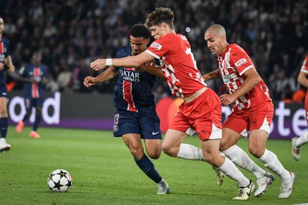 Champions League PSG vs Girona FC FA Paris Saint-Germain’s midfielder Warren Zaire-Emery controls the ball during the UEFA Champions League football match between Paris Saint-Germain and Girona FC at the Parc des Princes stadium in Paris on September 18, 2024. Photo by Firas Abdullah ABACAPRESS.COM Paris Ile-de-France France  Copyright: xAbdullahxFiras ABACAx