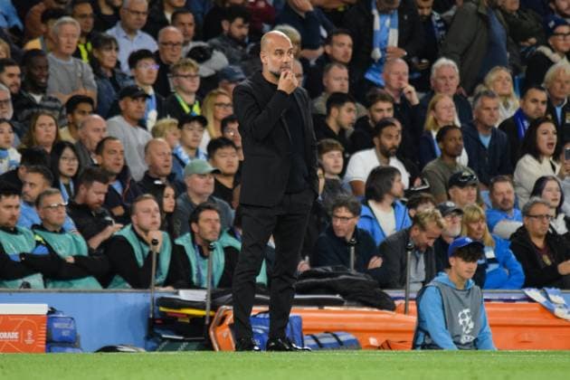 Manchester City FC v Inter Milan Manchester City manager Pep Guardiola on the touchline during the Manchester City FC v Inter Milan UEFA Champions League Round 1 match at the Etihad Stadium, Manchester, England, United Kingdom on 18 September 2024 Editorial use only. All images are copyright Every Second Media Limited. No images may be reproduced without prior permission. Copyright: xIMAGO EveryxSecondxMediax ESM-1130-0023