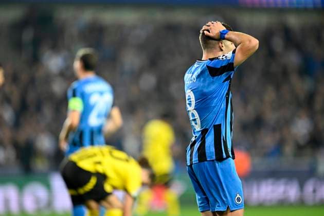 Club Brugge v Borussia Dortmund - UEFA Champions League BRUGGE, BELGIUM - SEPTEMBER 18 : Tzolis Christos forward of Club Brugge during the UEFA Champions League - League phase matchday 1 match between Club Brugge and Borussia Dortmund at the Jan Breydel stadium on September 18, 2024 in Bruges , Belgium , 18 09 2024 Brugge Belgium  Copyright: xNicoxVereeckenx