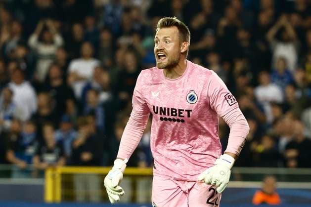 Club Brugge v Borussia Dortmund - UEFA Champions League BRUGGE, BELGIUM - SEPTEMBER 18 : Mignolet Simon goalkeeper of Club Brugge during the UEFA Champions League - League phase matchday 1 match between Club Brugge and Borussia Dortmund at the Jan Breydel stadium on September 18, 2024 in Bruges , Belgium , 18 09 2024 Brugge Belgium  Copyright: xJanxDexMeuleneirx