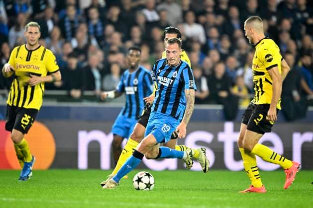 Club Brugge v Borussia Dortmund - UEFA Champions League BRUGGE, BELGIUM - SEPTEMBER 18 : Nilsson Gustaf forward of Club Brugge during the UEFA Champions League - League phase matchday 1 match between Club Brugge and Borussia Dortmund at the Jan Breydel stadium on September 18, 2024 in Bruges , Belgium , 18 09 2024 Brugge Belgium  Copyright: xNicoxVereeckenx