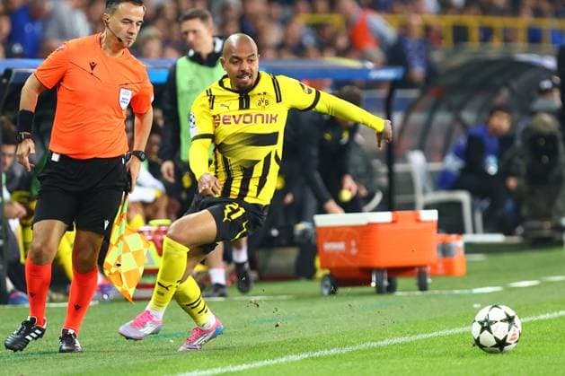 Donyell Malen 21 Borussia Dortmund Club Brugge vs Borussia Dortmund, UEFA Champions League, Football, Matchday 1, Season 2024 2025, 18 09 2024 PHOTO kolbert press Ant Palmer Jan Breydel Stadion Belgium Copyright: xkolbert-press AntxPalmerx