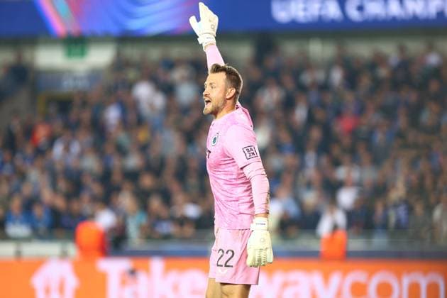 Simon Mignolet 22 Club Brugge Club Brugge vs Borussia Dortmund, UEFA Champions League, Soccer, Matchday 1, Season 2024 2025, 18 09 2024 PHOTO kolbert press Ant Palmer Jan Breydel Stadion Belgium Copyright: xkolbert-press AntxPalmerx