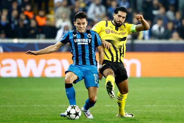 Club Brugge v Borussia Dortmund - UEFA Champions League BRUGGE, BELGIUM - SEPTEMBER 18 : Vetlesen Hugo midfielder of Club Brugge during the UEFA Champions League - League phase matchday 1 match between Club Brugge and Borussia Dortmund at the Jan Breydel stadium on September 18, 2024 in Bruges , Belgium , 18 09 2024 Brugge Belgium  Copyright: xJanxDexMeuleneirx